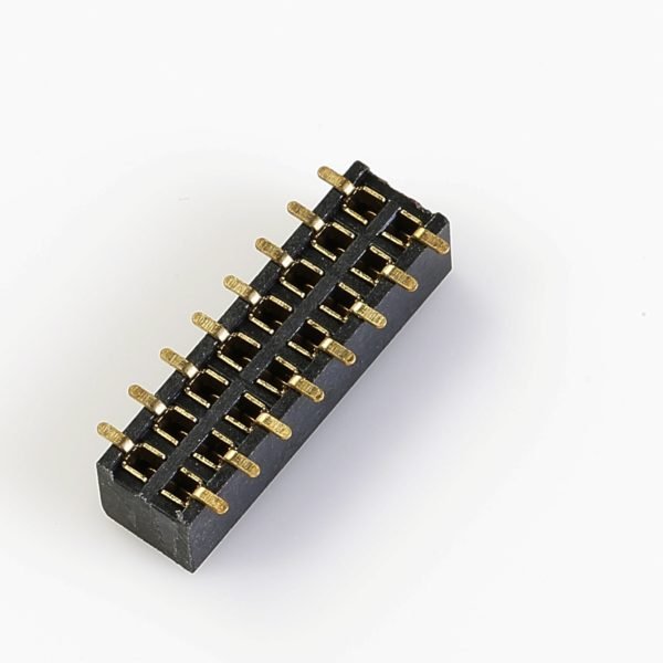 Mm Pitch Female Header Double Row Surface Mount Mm Base P B