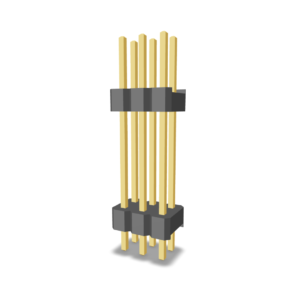 2.5mm Pitch Pin Header Basic Stack Type Double Row (Straight) (P9108-XXD12-1)