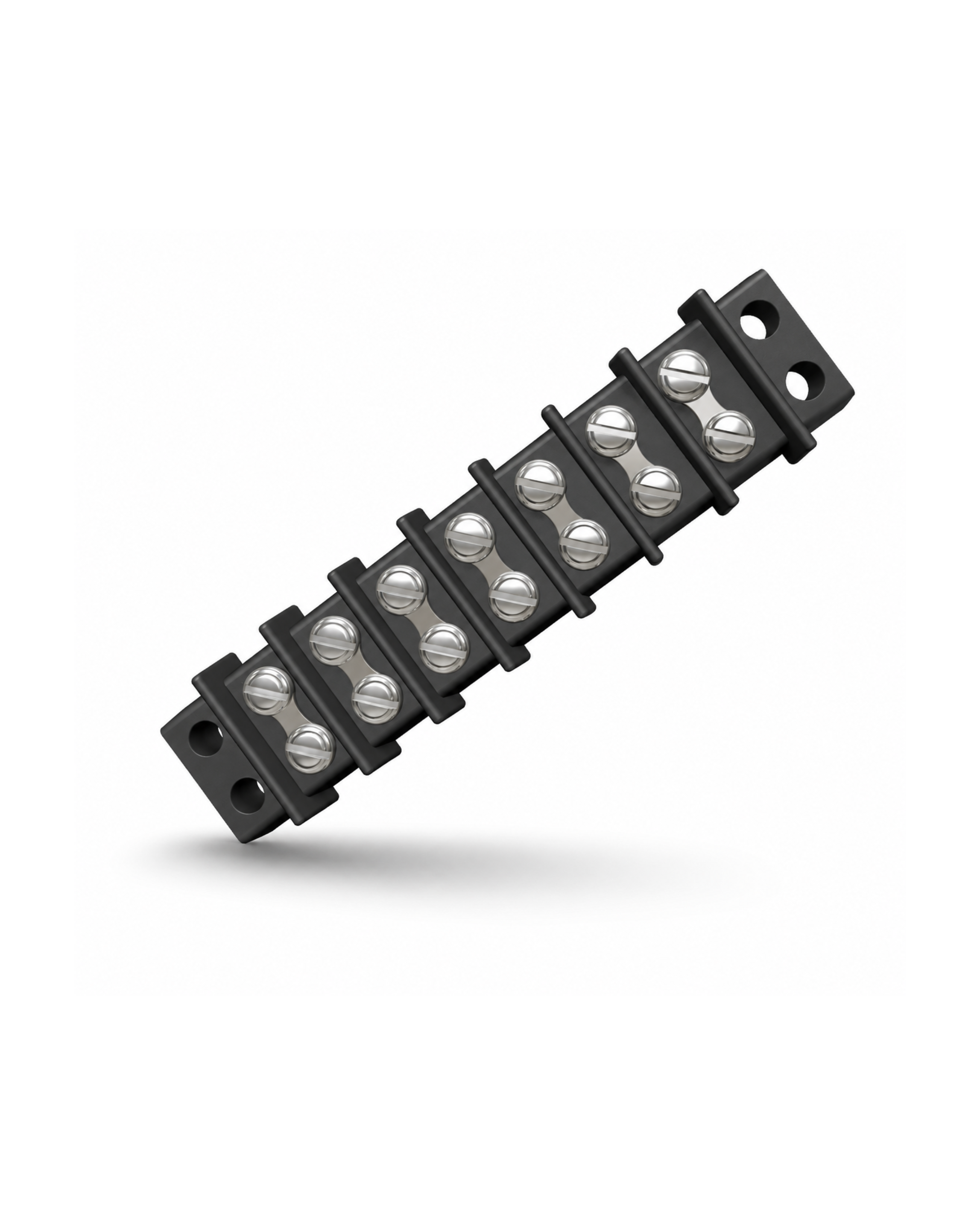 Typical Assembly of 15A Terminal Block, Screw Type Double Row(P8047-50-1FXX)