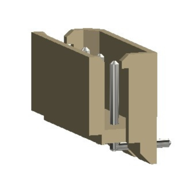 Wafer Shrouded, Round Type Pins (Right Angle) (P9060R29-19-X)
