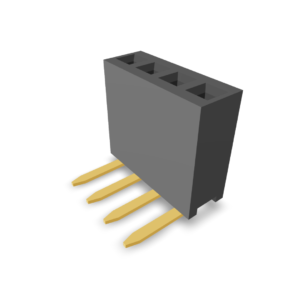 2.00mm Pitch Female Headers Single Row (Right Angle)(P9412AXX-21)