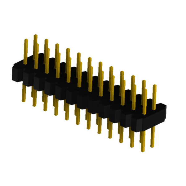 1.0mm Pitch Pin Header Double Row Straight (P9143-XXX66-1)