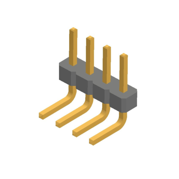 Pin Header, Single Row (Right Angle) (P9112AXX-XX-1)