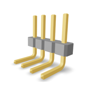 Pin Header, Single Row (Right Angle) (P9112AXX-XX-1)