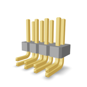 Pin Header, Double Row (Right Angle) (P9114XXX-XX-1)