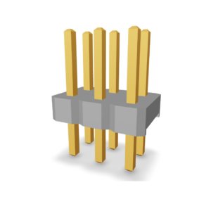 Pin Header, Double Row (Straight) (P9113AXX-XX-1)