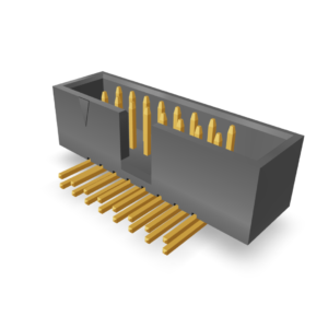 1.27x1.27mm Box Header, Dual Row (Right Angle) (P9634SXXX-35-1)