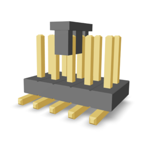Pin Header 2.2 x 3.0mm Dual Row SMT (P9175-XX-C1-4R)