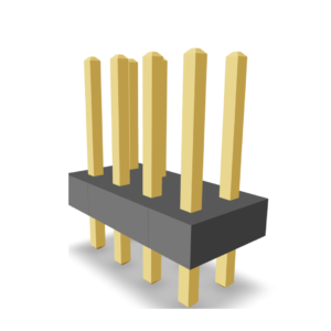 2.5 x 5.2mm pitch pin header