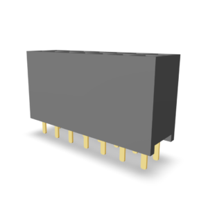 1.27mm Pitch Female Header Single Row Profile: 8.5mm (P9431-XXXX-2X)
