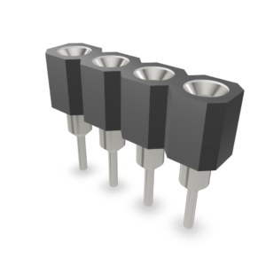 2.54mm Pitch Female Headers Single Row (Straight) Profile: 7.0mm (P930-XX-XX)