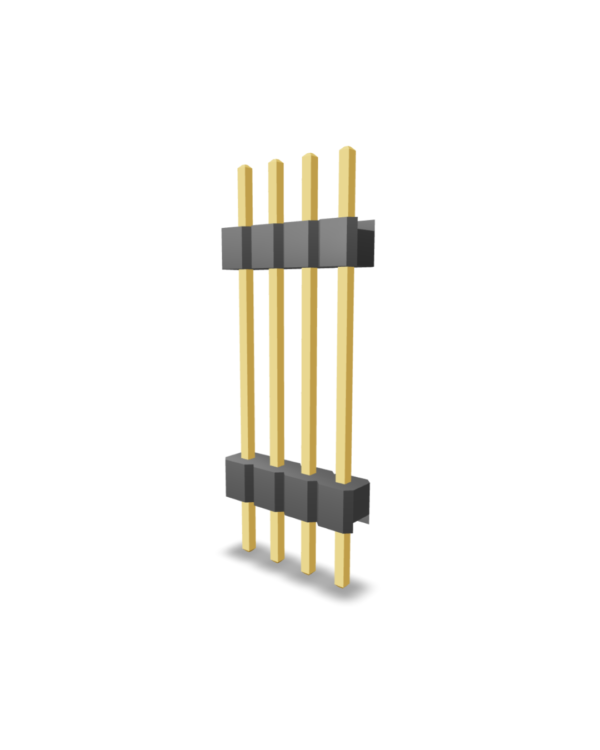 2.54mm Pitch Pin Header Basic Stack Type Single Row (straight) (P9109-XXI21-1)