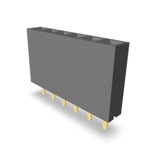 2.54mm Pitch Female Header Single Row (Straight) Profile:8.5mm (P9401-XX-2X)