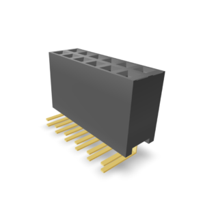 2.54mm Pitch Female Header Double Row (Right Angle) (P9404AXX-XX)