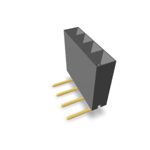 2.54mm Pitch Female Header Single Row (Right Angle) (P9402A-XX-XX)