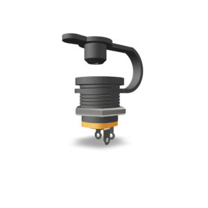 Ø2.0mm Dc Power Jack, With 3 Terminals S/T Panel Mount Water Proof(PDCJ11-02A)