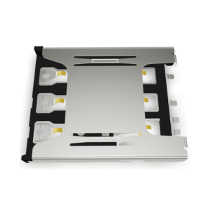 Nano Sim card Holder, With Push-Pull Type 6 Pin Gold Plated(PSIMC45-06-PPS-1A0)