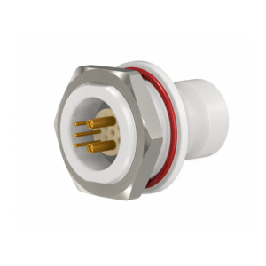 2K METAL CIRCULAR CONNECTOR, STRAIGHT PLUGS , ROHS (PMCP001-CM-5P-12)
