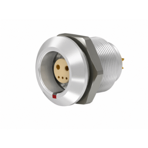2K METAL CIRCULAR CONNECTOR, FIXED SOCKET, 5 PIN, ROHS (PMCS001-PM-5S-12)