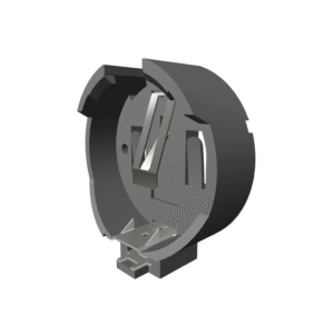 Coin Battery Holder, Horizontal Mount (PBATH11-20-19)