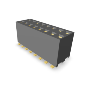 2.00mm Pitch Female Header Double Row Surface Mount 4.3mm Base(P9415BXX-21)