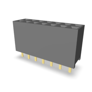 1.27mm Pitch Female Header Single Row Profile: 8.5mm (P9431-XXXX-2X)
