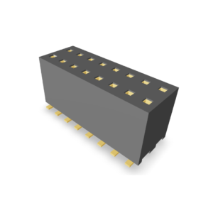 2.00mm Pitch Female Header Double Row Surface Mount 2.5mm Base Bottom Entry (P9415AXX-XX)