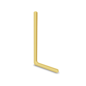 1.0 x 0.64mm rectangular pin, R/A (P50LX0108)