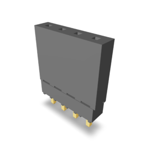 2.54mm Pitch Female Header Single Row Elevated Type (P940XXXXX21)
