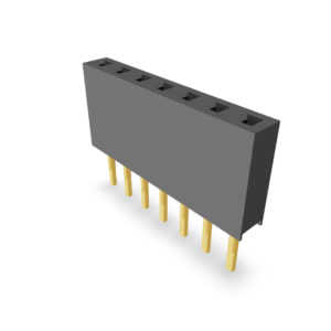 1.27x1.27mm Pitch Female Header Single Row (Straight)(P9431-XXX2-22)