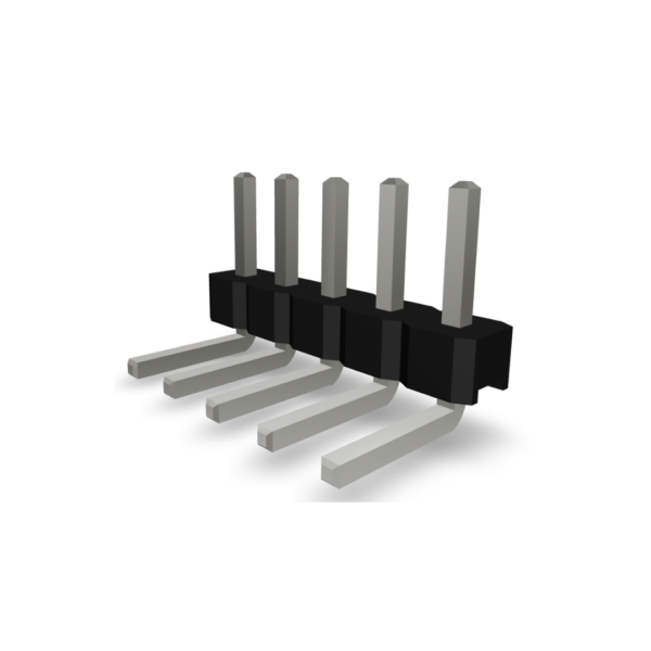 Pin Header, Single Row (Right Angle) (P9112AXX-XX-1)